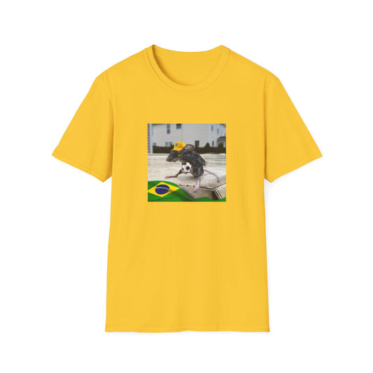 Brazilian Wet Rat Iconic Meme Unisex Softstyle T-Shirt