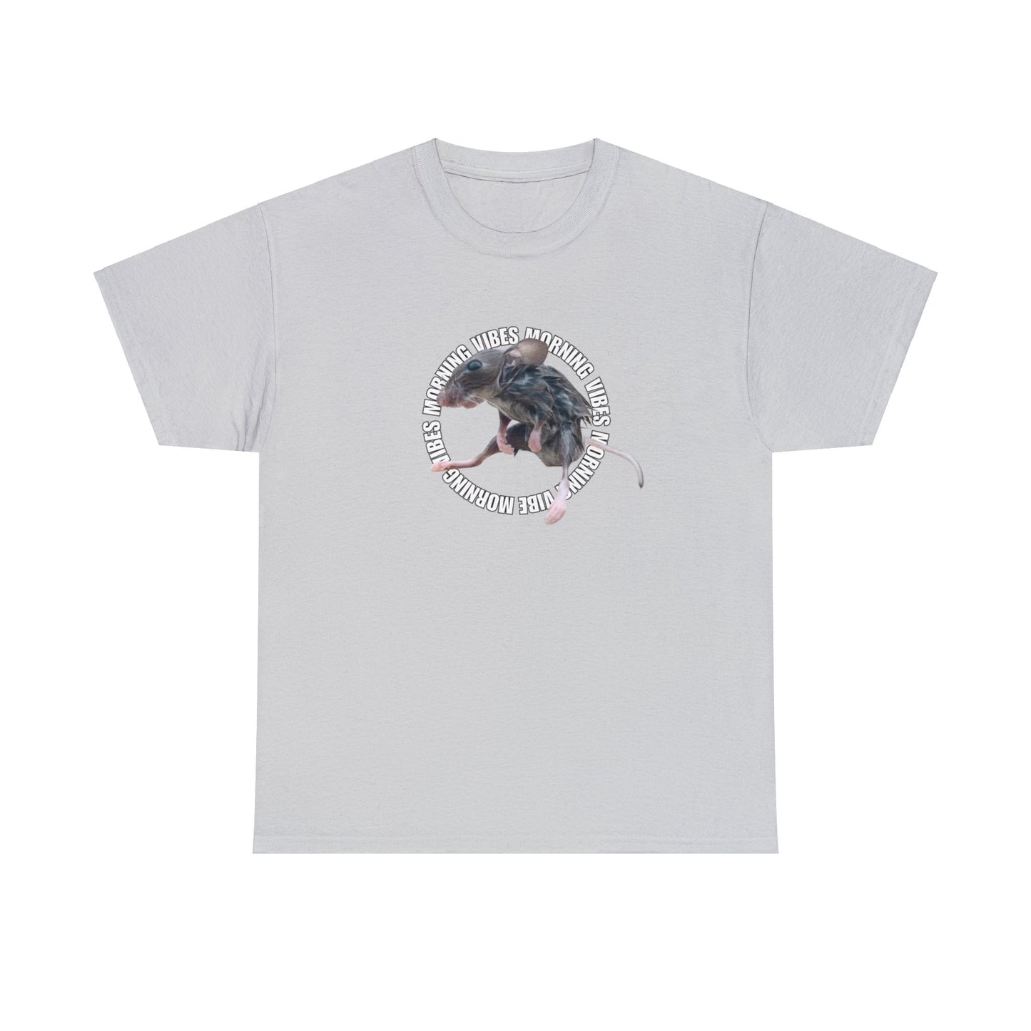 Wet Rat Iconic Meme "Morning Vibes"Unisex Heavy Cotton Tee