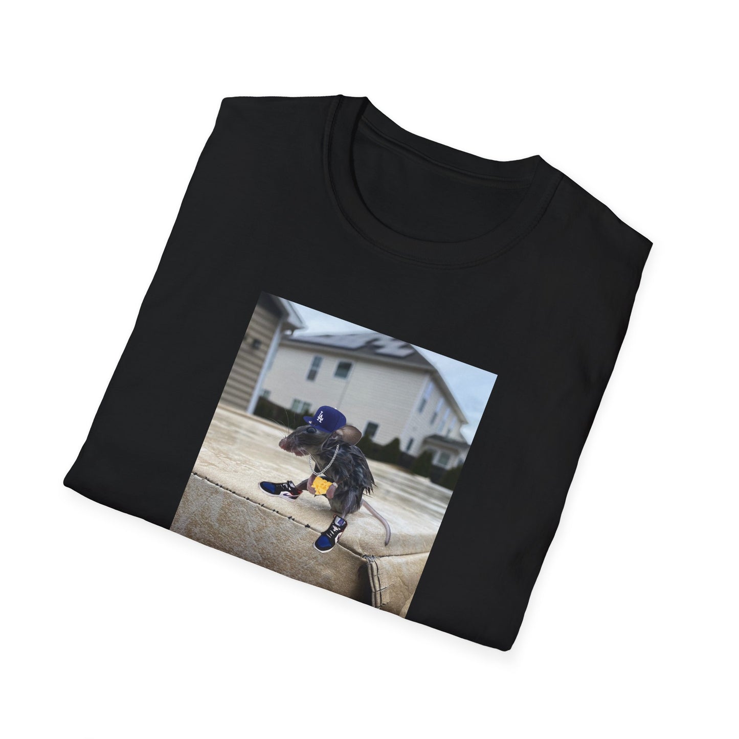 Gangster themed Wet Rat Iconic meme unisex cotton Tee