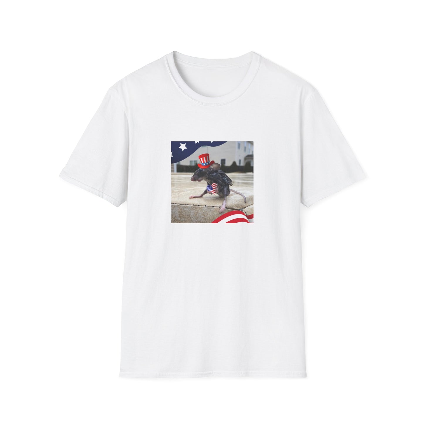 Nationalistic Wet Rat Iconic Meme (USA) Unisex Soft style T-Shirt