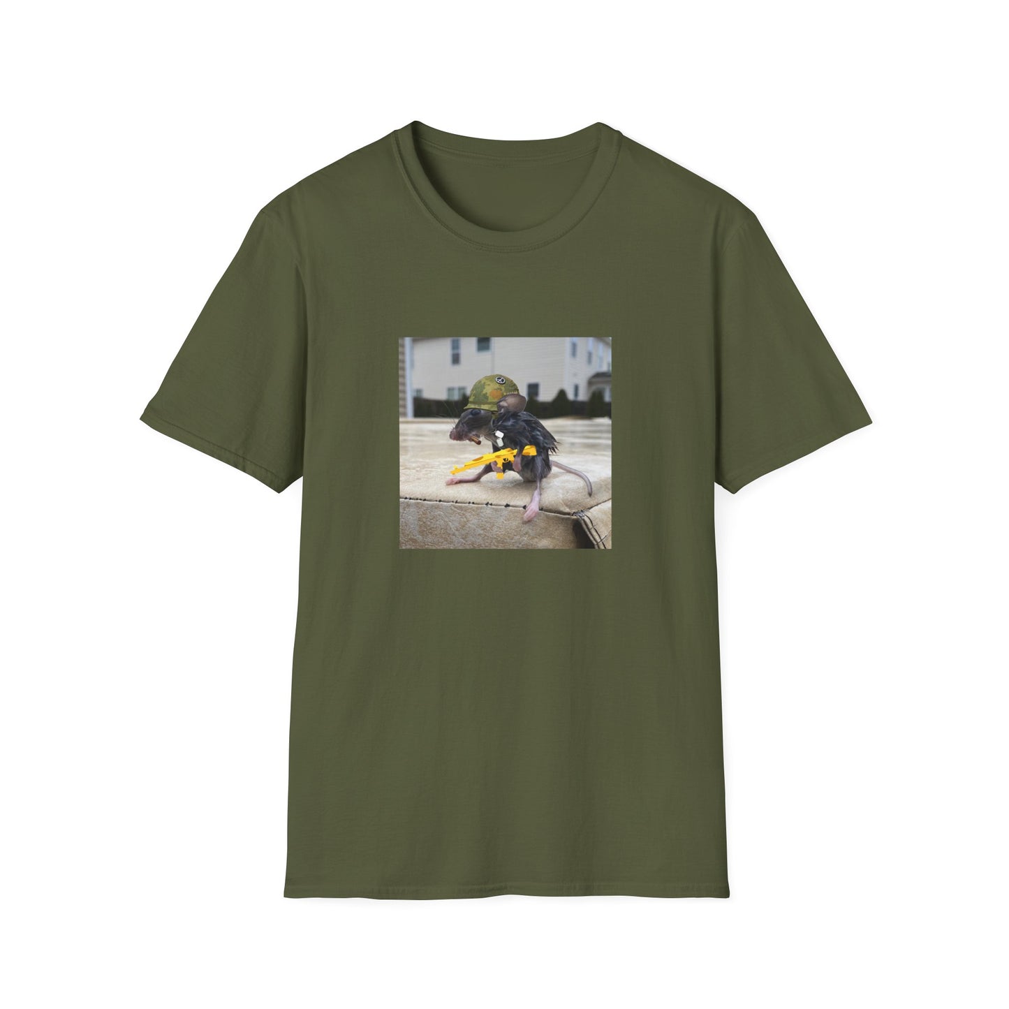 Sergeant Wet Rat Iconic Meme Unisex Softstyle T-Shirt