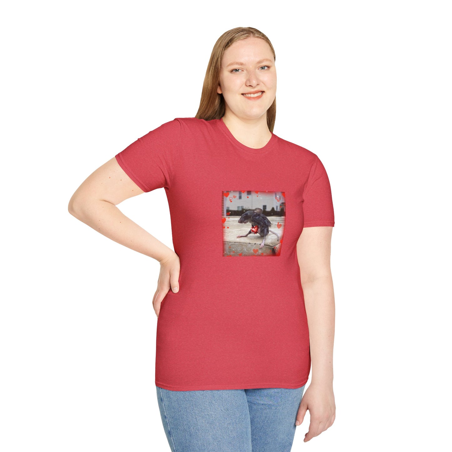 Wet Rat Iconic Valentines Day Unisex Softstyle T-Shirt