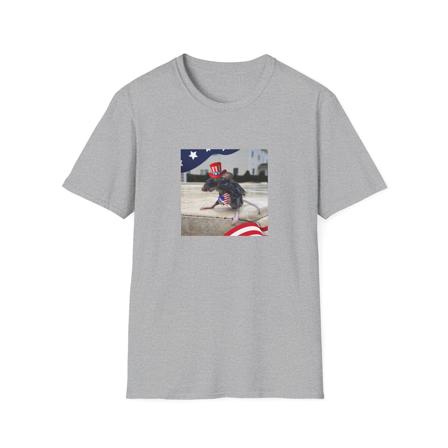 Nationalistic Wet Rat Iconic Meme (USA) Unisex Soft style T-Shirt