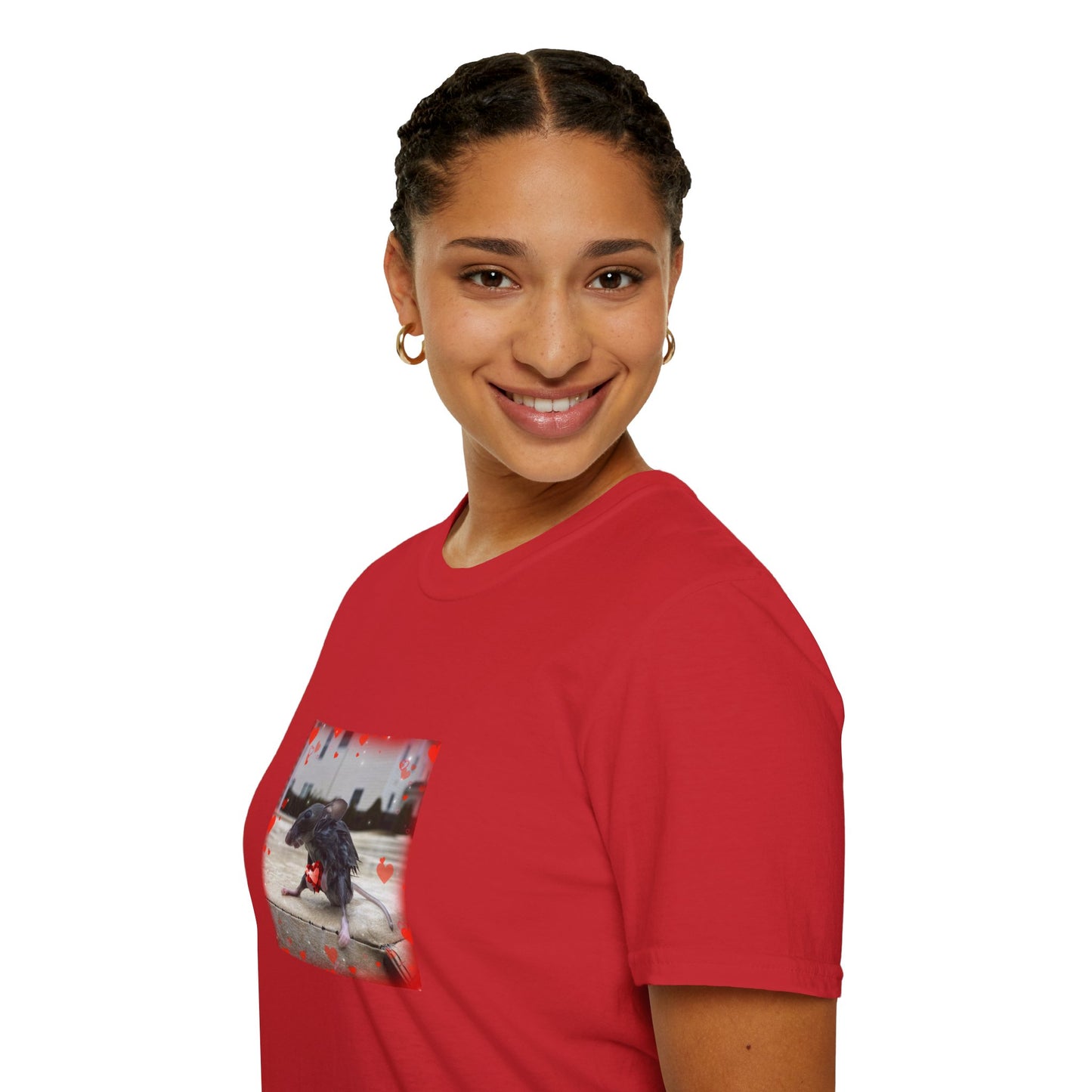 Wet Rat Iconic Valentines Day Unisex Softstyle T-Shirt