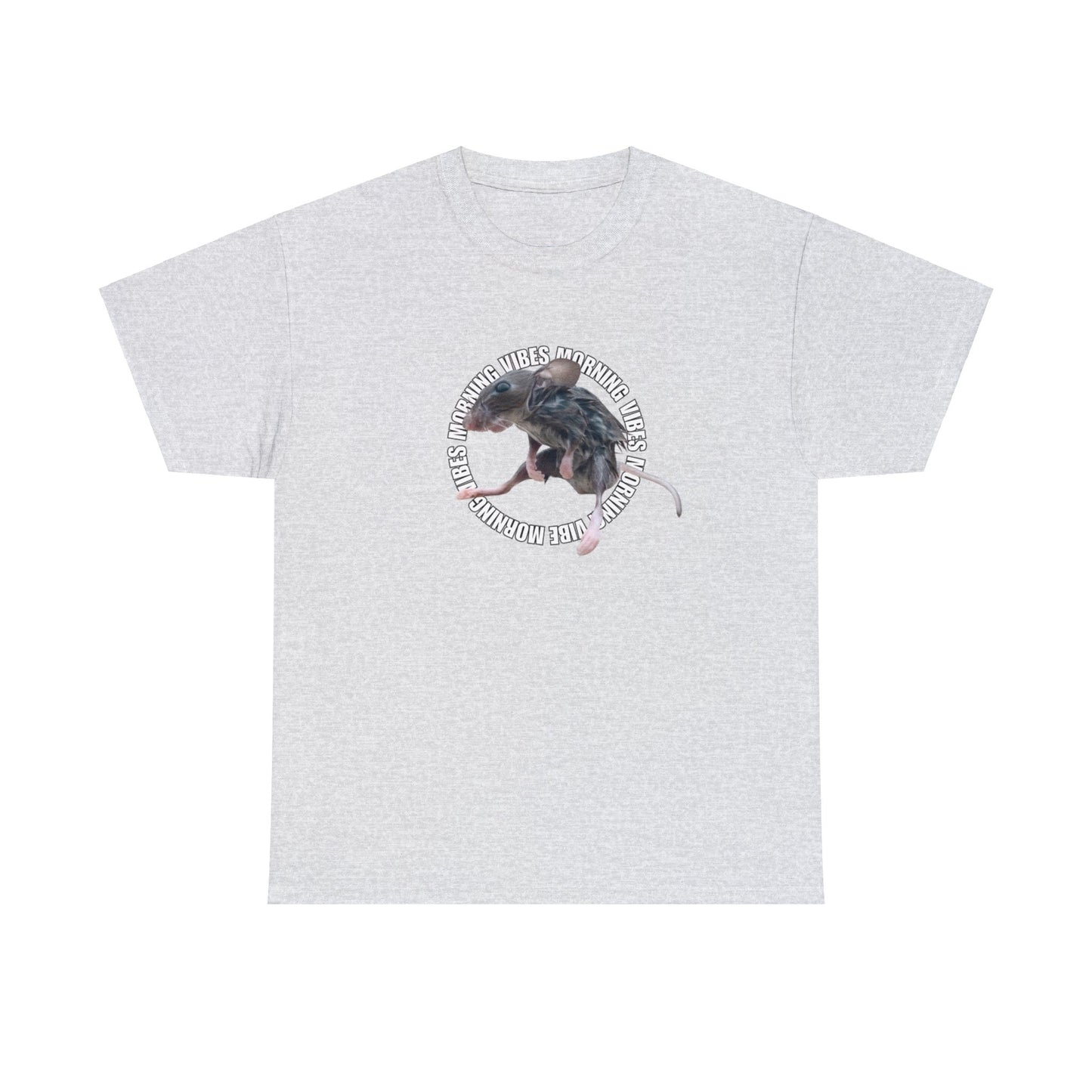 Wet Rat Iconic Meme "Morning Vibes"Unisex Heavy Cotton Tee